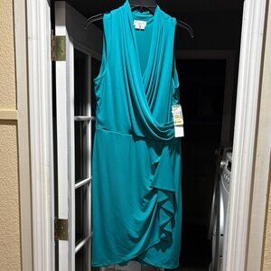 Maggy L Woman’s Blue Green Dress Brand New with Tags. Size 12